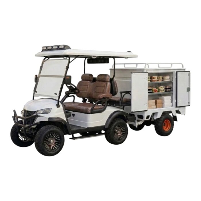 Food Xpress Golf Cart 2 Seater Food Storage Golf Buggy – 3500W 60V 100Ah