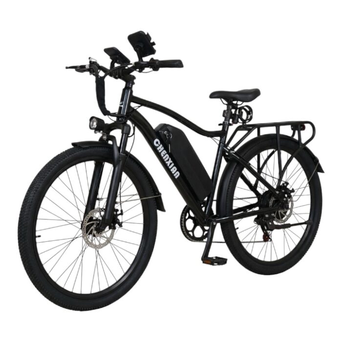 Ghazi Ride HX100 electric bicycle with 350W motor and 48V 10.5Ah removable battery