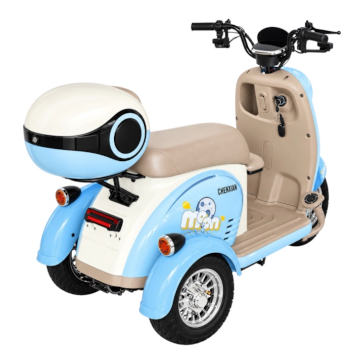 GHAZI RIDE parent child electric trike 48V 20Ah 600W